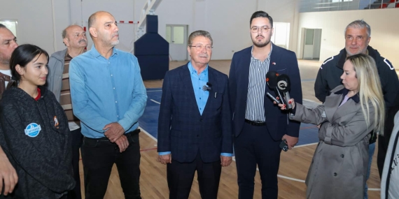 BAŞBAKAN ÜSTEL, YAPIMI TAMAMLANAN ESENTEPE SPOR SALONU’NDA İNCELEMELERDE BULUNDU