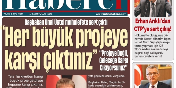 17 ŞUBAT SALI- GAZETE MANŞETİMİZ