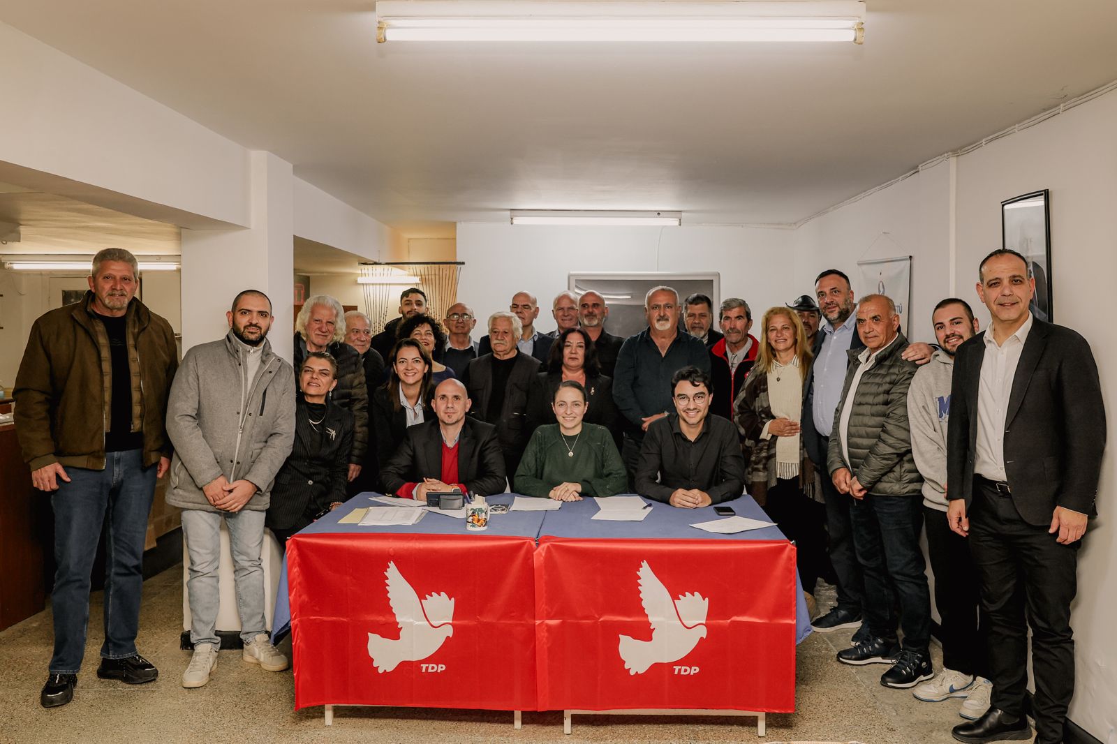 TDP GÜZELYURT’TA GÜVEN TAZELEDİ: İLÇE BAŞKANI YENİDEN METİN ERTOP