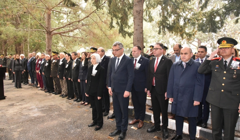 KKTC’NİN İLK BAŞBAKANI MUSTAFA ÇAĞATAY, 37’NCİ ÖLÜM YIL DÖNÜMÜNDE ANILDI