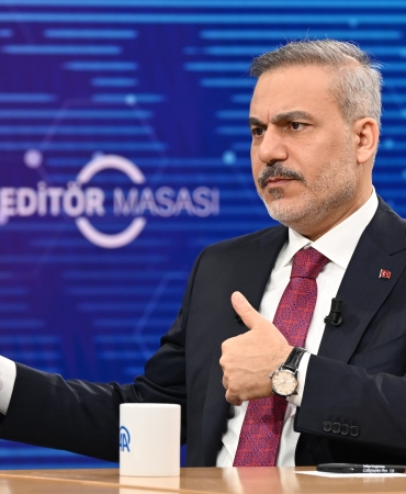 Dışişleri Bakanı Fidan, AA Editör Masası'na konuk oldu