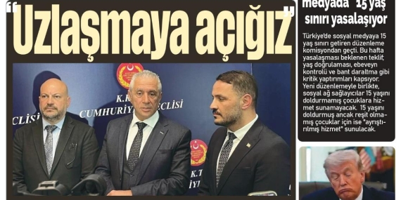 7 NİSAN SALI – GAZETE MANŞETİMİZ