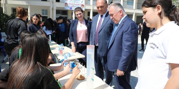 Karavezirler, Değirmenlik Lisesi Bilim Şenliği’nde gençlerle buluştu