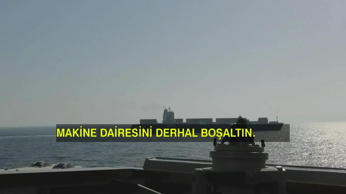 ABD askeri İran gemisine böyle el koydu