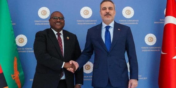 Dışişleri Bakanı Hakan Fidan, Zambiya Dışişleri Bakanı ile bir araya geldi