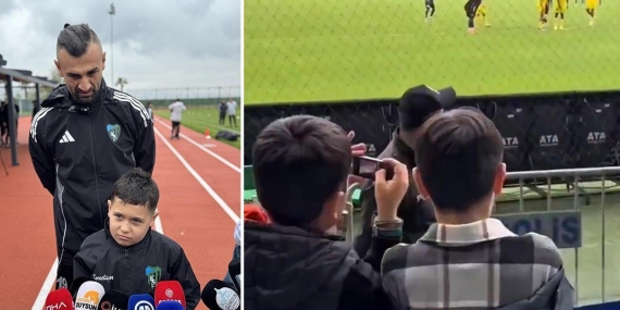O görüntü gündem olmuştu! Serdar Dursun’dan minik taraftara hediye…