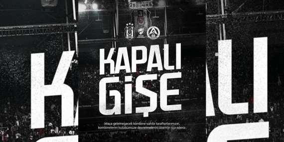 Son Dakika Spor Haberi | Beşiktaş, Alanyaspor maçını kapalı gişe oynayacak