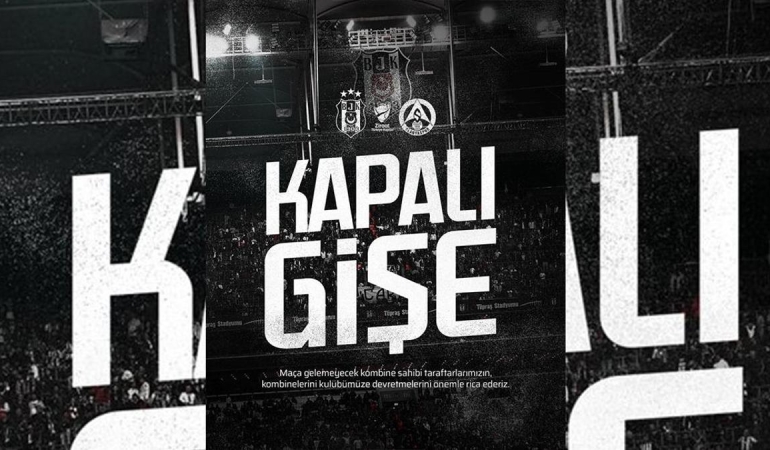 Son Dakika Spor Haberi | Beşiktaş, Alanyaspor maçını kapalı gişe oynayacak