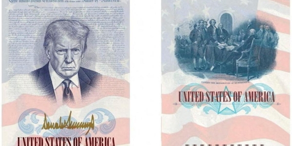 Beyaz Saray doğruladı: ABD’de Trump portreli pasaport dönemi