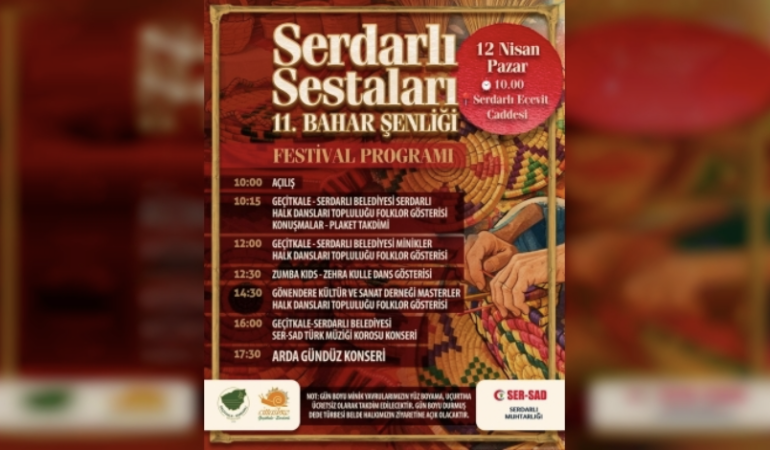 SERDARLI BAHAR ŞENLİĞİ BUGÜN YAPILIYOR