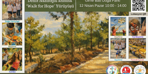 ONKOLOJI HASTALARINA DESTEK AMAÇLI “WALK FOR HOPE” ETKİNLİĞİ YARIN GİRNE’DE YAPILACAK