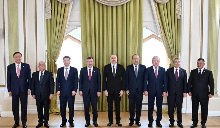 Başbakan Ünal Üstel, Azerbaycan Cumhurbaşkanı İlham Aliyev ile görüştü