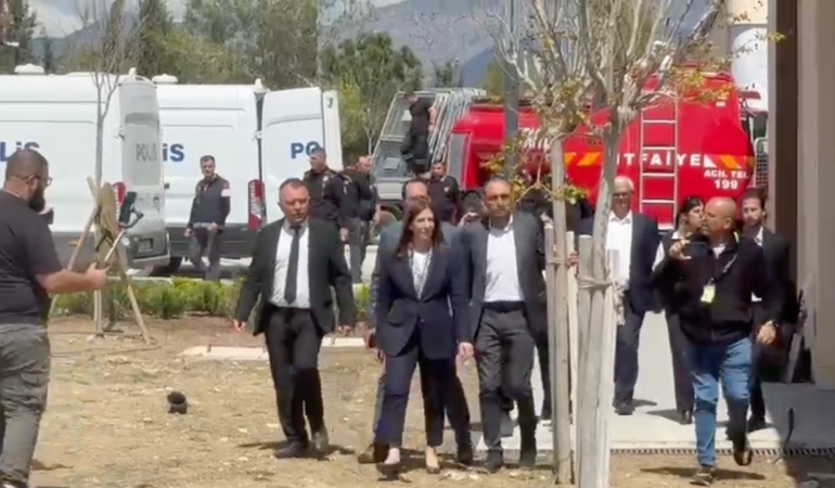 CTP GENEL BAŞKANI SILA USAR İNCİRLİ EYLEM ALANINDA SENDİKALARA DESTEK VERDİ