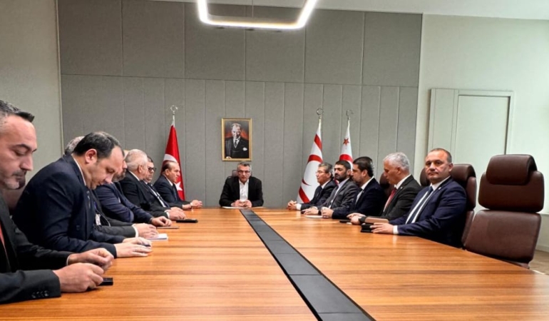 CUMHURBAŞKANI ERHÜRMAN, UBP-DP-YDP HÜKÜMETİ İLE GÖRÜŞMESİNİ TAMAMLADI