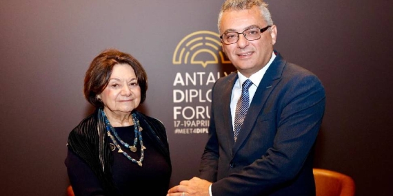 Cumhurbaşkanı Erhürman, Rosemary A. DiCarlo ile görüştü