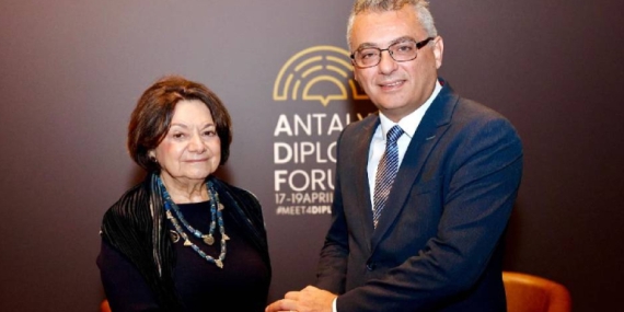 Cumhurbaşkanı Erhürman, Rosemary A. DiCarlo ile görüştü