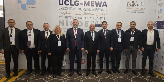 Kıbrıs Türk Belediyeler Birliği heyeti UCLG-MEWA Yönetim Kurulu toplantısına katıldı