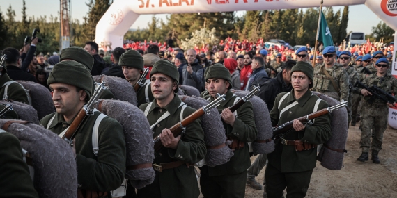 Çanakkale’de destanlaşan 57. Alay’ın kahramanları, muharebelerin 111. yılında Conkbayırı’nda anıldı