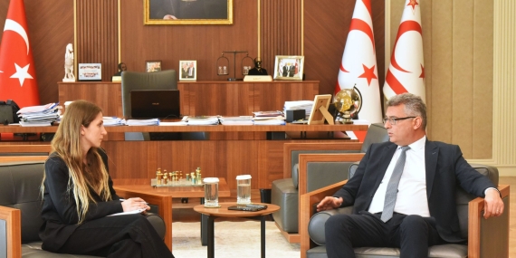 Cumhurbaşkanı Erhürman TAK’a konuştu: “Halkta da, bende de çözüm iradesi var”