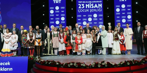 Emine Erdoğan’dan TRT 48. Uluslararası 23 Nisan Çocuk Şenliği Gala Programı’na ilişkin paylaşım