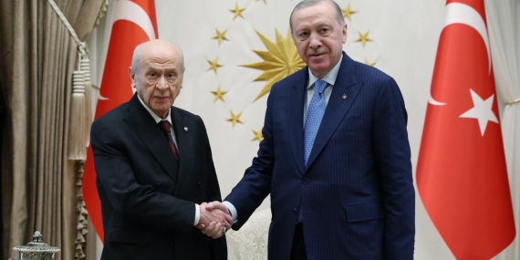 Cumhurbaşkanı Erdoğan, Devlet Bahçeli’yi kabul etti