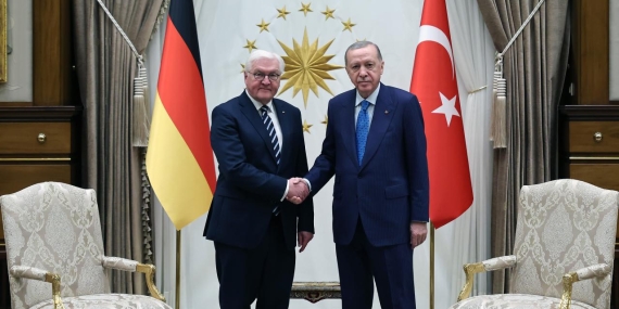 Cumhurbaşkanı Erdoğan, Almanya Cumhurbaşkanı Steinmeier ile görüştü