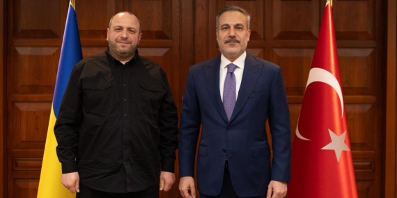 Bakan Fidan, Ukrayna Ulusal Güvenlik Sekreteri Umerov ile görüştü