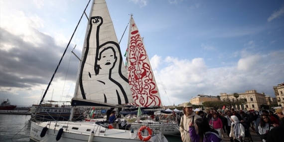 İspanya’dan yola çıkan “Küresel Sumud Filosu 2026 Bahar Misyonu” tekneleri İtalya’ya ulaştı