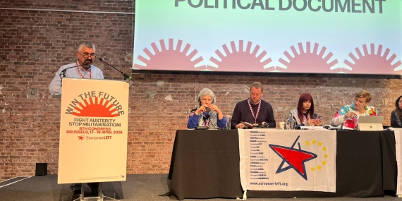 Kanatlı, Avrupa Sol Partisi 8. Kongresi’ne katıldı