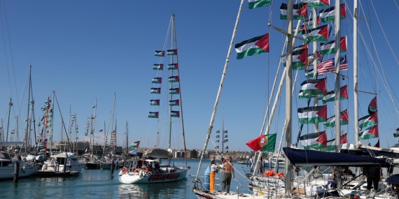 Türkiye dahil 11 ülkeden İsrail’in Küresel Sumud Filosu’na düzenlediği saldırılara tepki