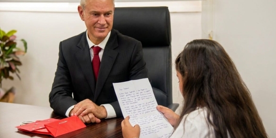 Sevgi Evi çocukları Çalışma ve Sosyal Güvenlik Bakanı Hasipoğlu’nu ziyaret etti