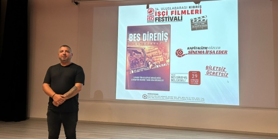 Uluslararası Kıbrıs İşçi Filmleri Festivali, “BES Direniş Belgeseli” ile sona erdi