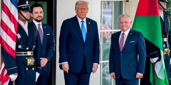 Ürdün Kralı Abdullah ile Trump, bölgesel gerilimi azaltmanın yollarını görüştü