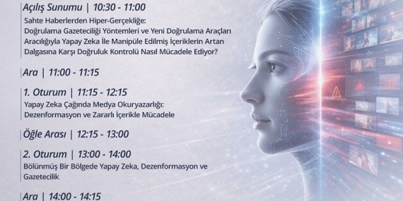 Yapay Zeka, Manipülasyon ve Medya Okuryazarlığı Zirvesi cumartesi günü yapılacak