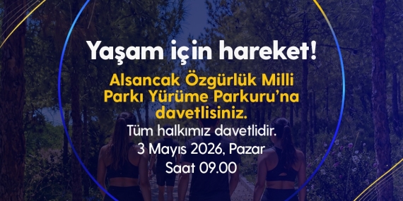 “Yaşam İçin Hareket” etkinliği 3 Mayıs Pazar Alsancak Özgürlük Milli Parkı’nda…