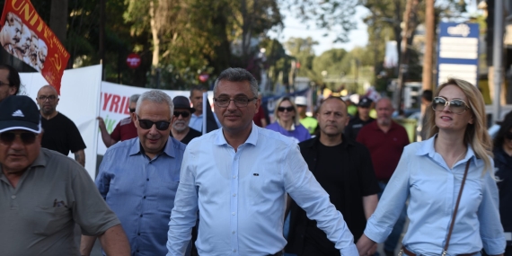 1 Mayıs ara bölgede iki toplumlu etkinlikle kutlandı