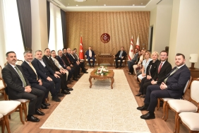 Öztürkler, DEİK Türkiye-KKTC İş Konseyi Başkanı ve beraberindeki heyeti kabul etti