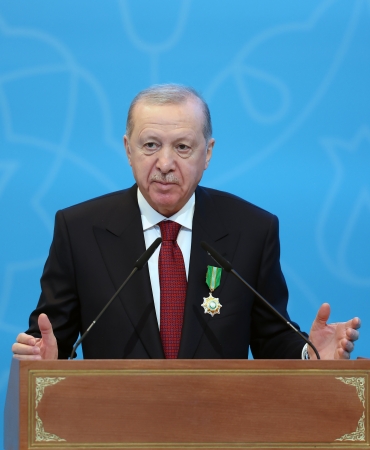 TC Cumhurbaşkanı Erdoğan, Kazakistan Cumhurbaşkanı Tokayev ile ortak basın toplantısında konuştu: