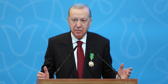 TC Cumhurbaşkanı Erdoğan, Kazakistan Cumhurbaşkanı Tokayev ile ortak basın toplantısında konuştu: