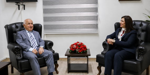 CTP Genel Başkanı İncirli eski TBMM Başkanı Çiçek ile görüştü