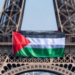 Paris'te Eyfel Kulesi'nde Filistin bayrağı açan 6 kişi gözaltına alındı