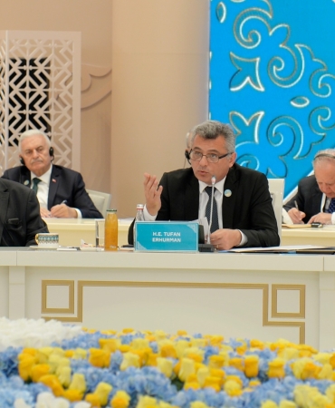 Kazakistan'daki TDT zirvesine katılan Cumhurbaşkanı Erhürman yurda döndü