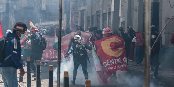 Bolivya’da hükümet karşıtı protestolarda 57 kişi gözaltına alındı