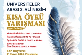 “Üniversiteler Arası 2. Ali Nesim Kısa Öykü Yarışması” başvuruları başladı