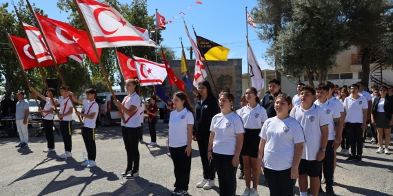 İskele’de Atatürk’ü Anma, Gençlik ve Spor Bayramı nedeniyle tören…