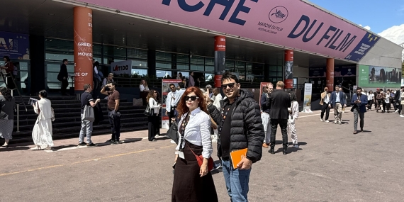 Ömer Evre ve Hatice Tezcan, Cannes’da Kıbrıs Türk Sinemasını Temsil Etti