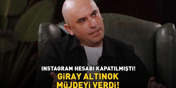 Instagram hesabı kapatılmıştı! The Traitors Türkiye’nin sunucusu Giray Altınok müjdeyi verdi!