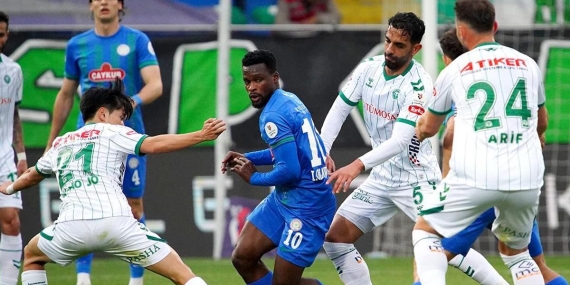Son Dakika Spor Haberi | Çaykur Rizespor, Konyasporu 3 golle geçti