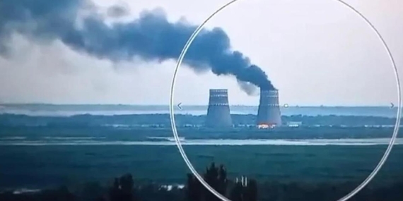 Zaporijya Nükleer Santrali yakınlarına İHA saldırısı