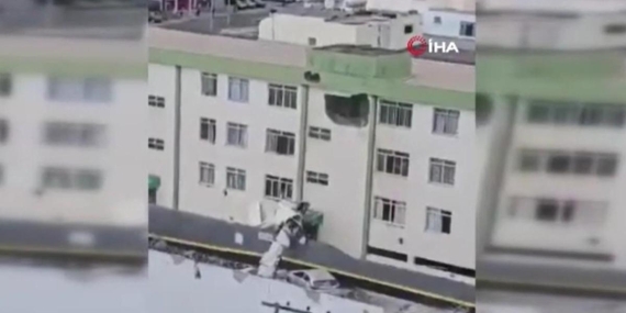 Brezilyada uçak apartmana çarptı: 4 yaralı